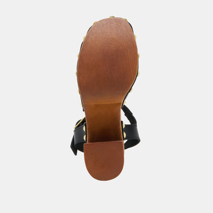 Dolce Vita CLOVER HEELS BLACK LEATHER
