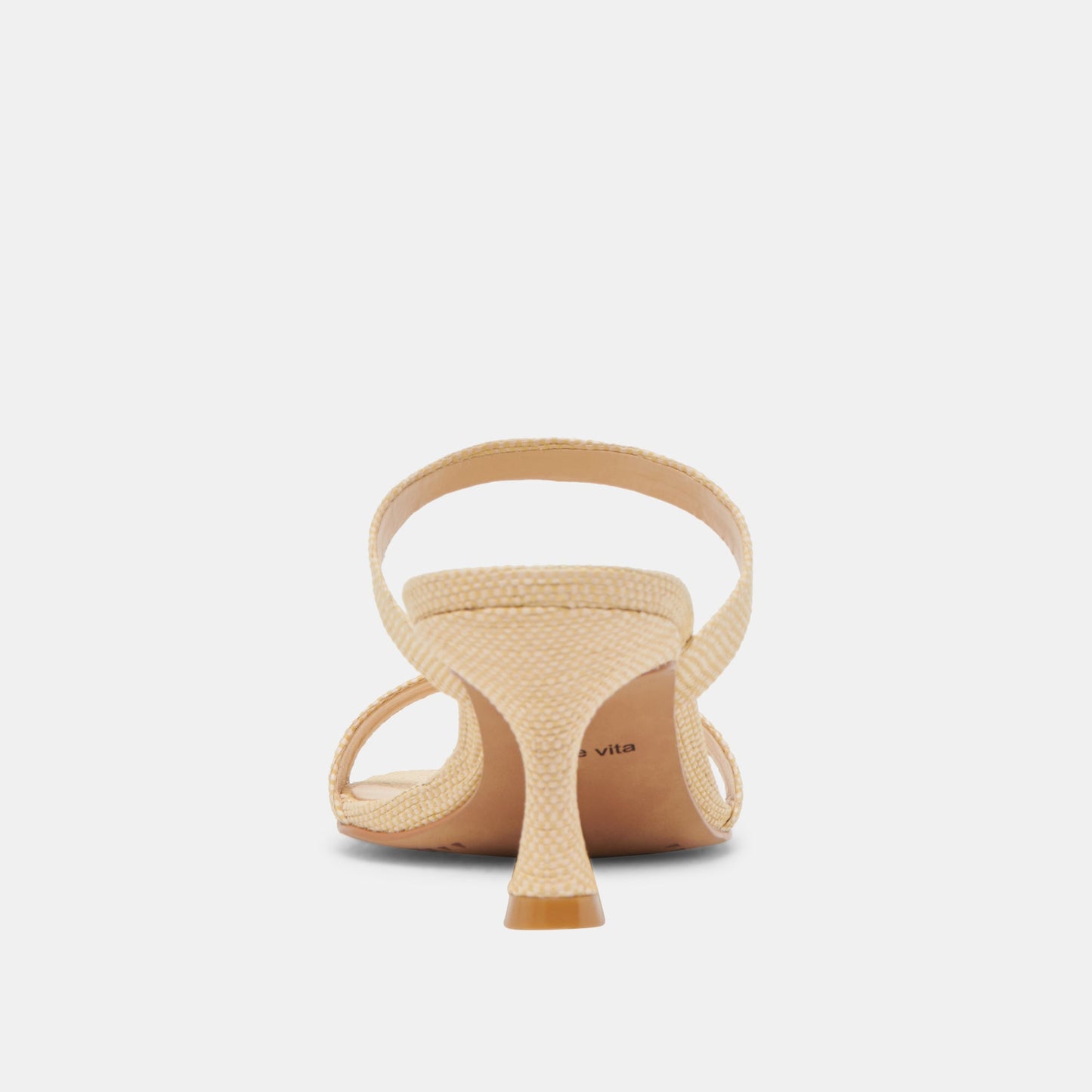 Dolce Vita Genora Lt Natural Woven Raffia Heels