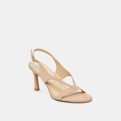 Dolce Vita Izela Bamboo Suede Heels