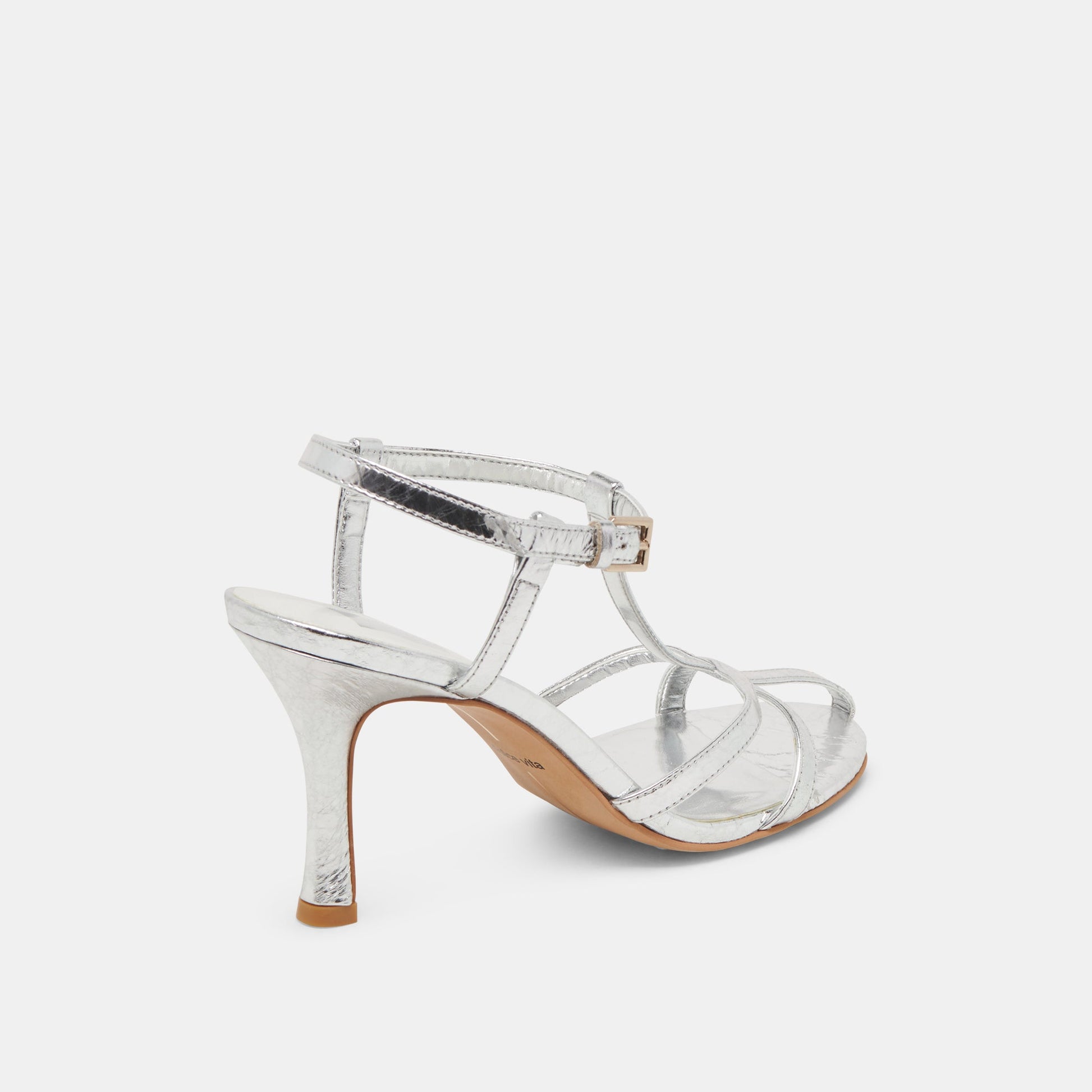 Dolce Vita LIANE HEELS SILVER DISTRESSED LEATHER