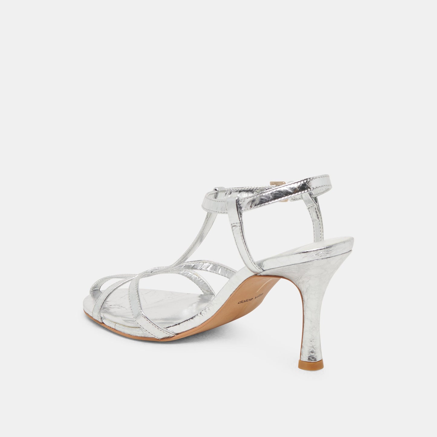 Dolce Vita LIANE HEELS SILVER DISTRESSED LEATHER