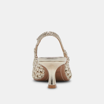 Dolce Vita OLYMPA HEELS LIGHT GOLD METALLIC STELLA