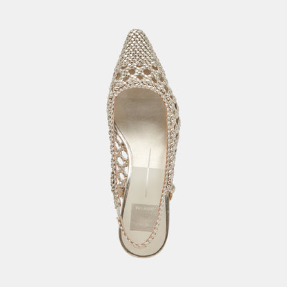 Dolce Vita OLYMPA HEELS LIGHT GOLD METALLIC STELLA