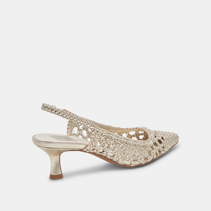 Dolce Vita OLYMPA HEELS LIGHT GOLD METALLIC STELLA