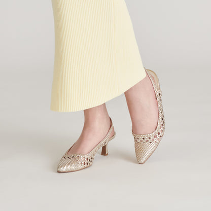 Dolce Vita OLYMPA HEELS LIGHT GOLD METALLIC STELLA