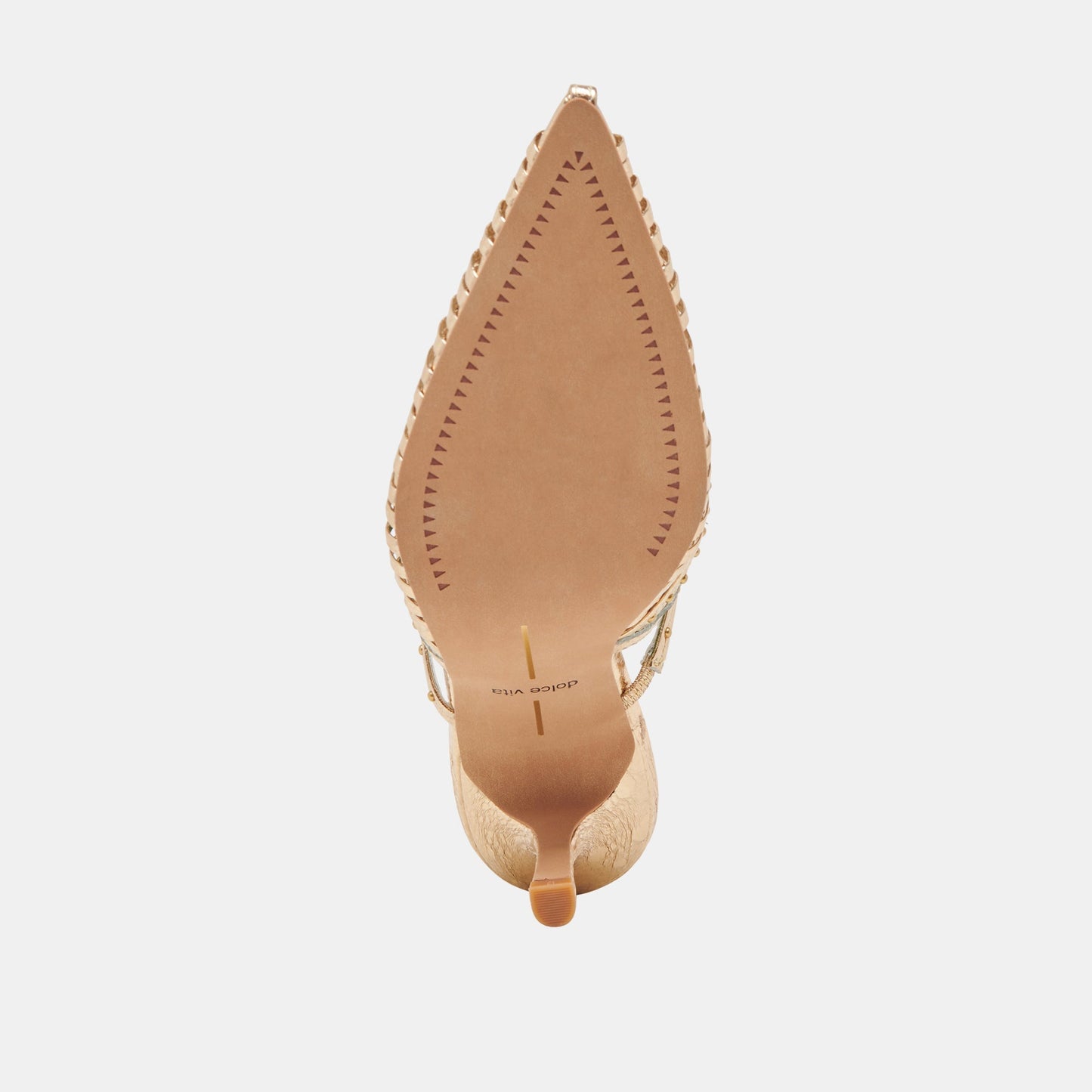 Dolce Vita HENSAL HEELS GOLD DISTRESSED LEATHER