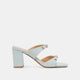 ICE BLUE CRINKLE PATENT