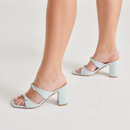 Dolce Vita SHANE HEELS ICE BLUE CRINKLE PATENT