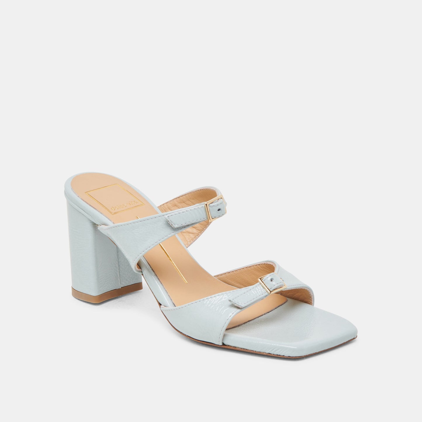 Dolce Vita SHANE HEELS ICE BLUE CRINKLE PATENT