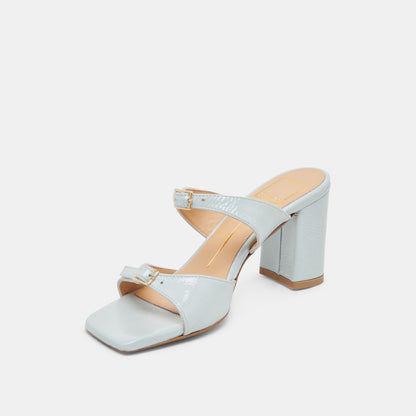Dolce Vita SHANE HEELS ICE BLUE CRINKLE PATENT