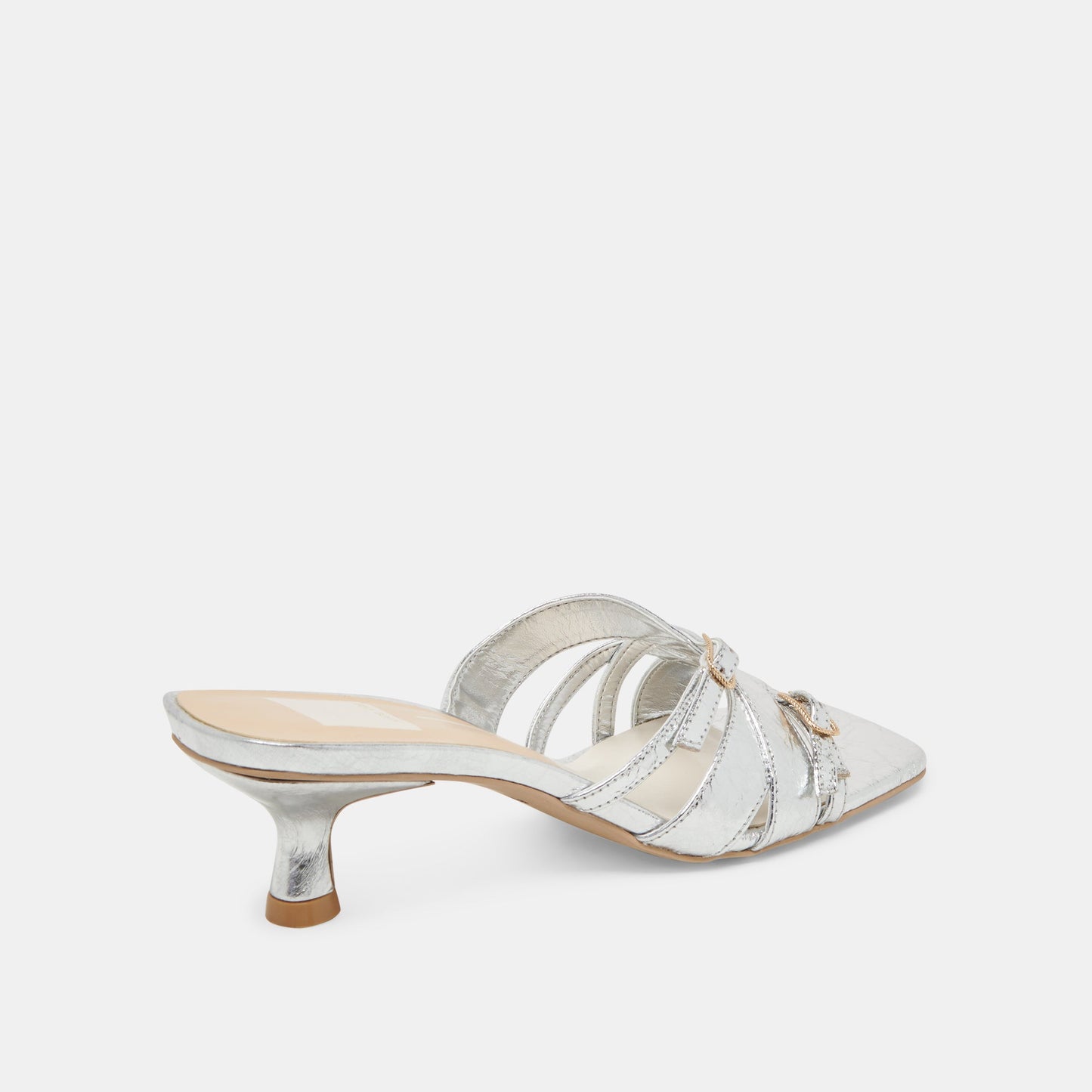 Dolce Vita BRYANT HEELS SILVER DISTRESSED LEATHER