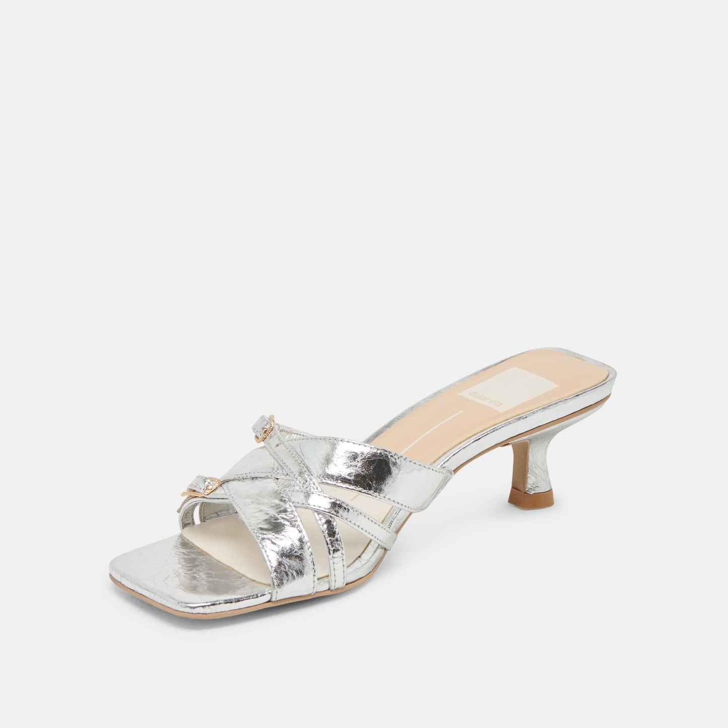 Dolce Vita BRYANT HEELS SILVER DISTRESSED LEATHER