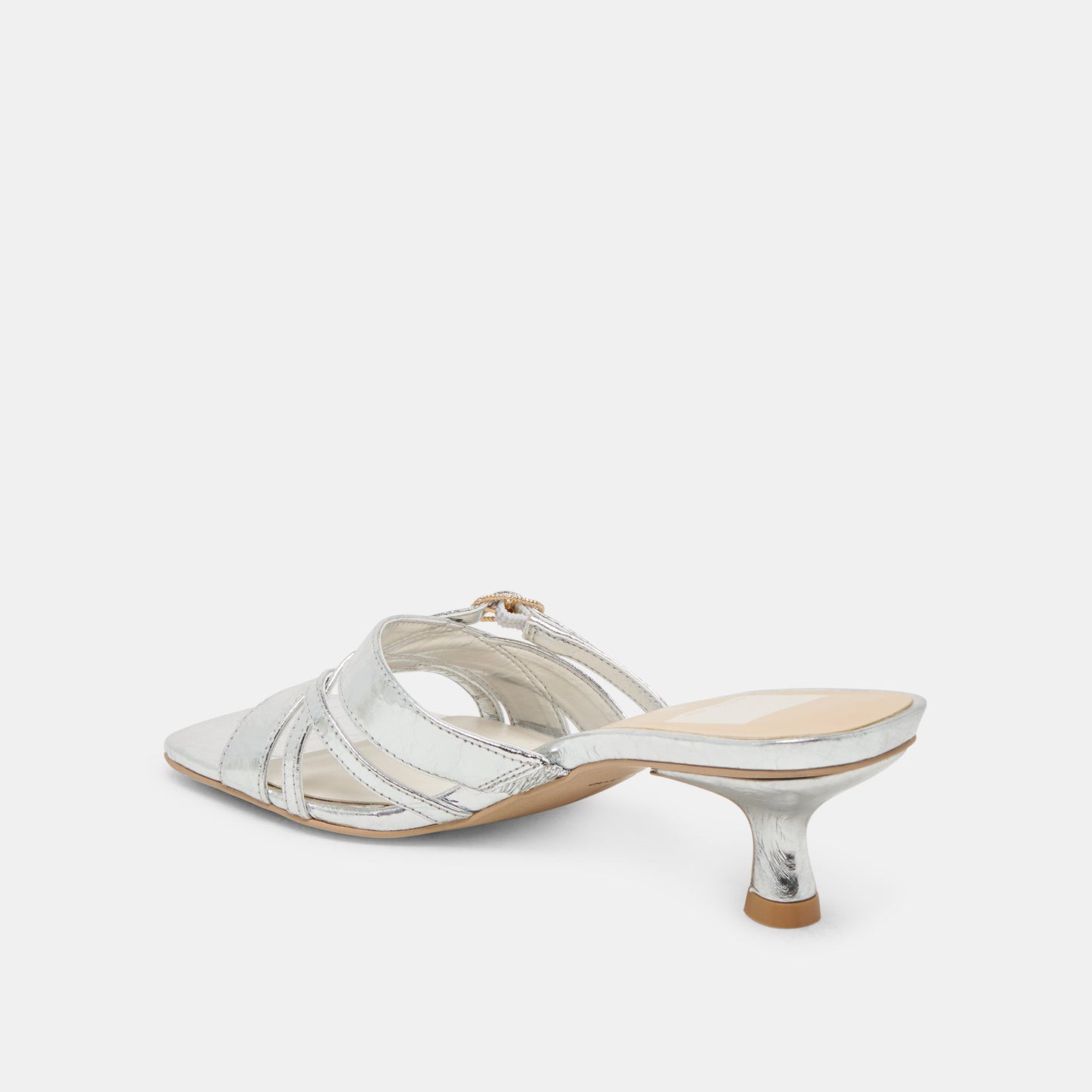 Dolce Vita BRYANT HEELS SILVER DISTRESSED LEATHER