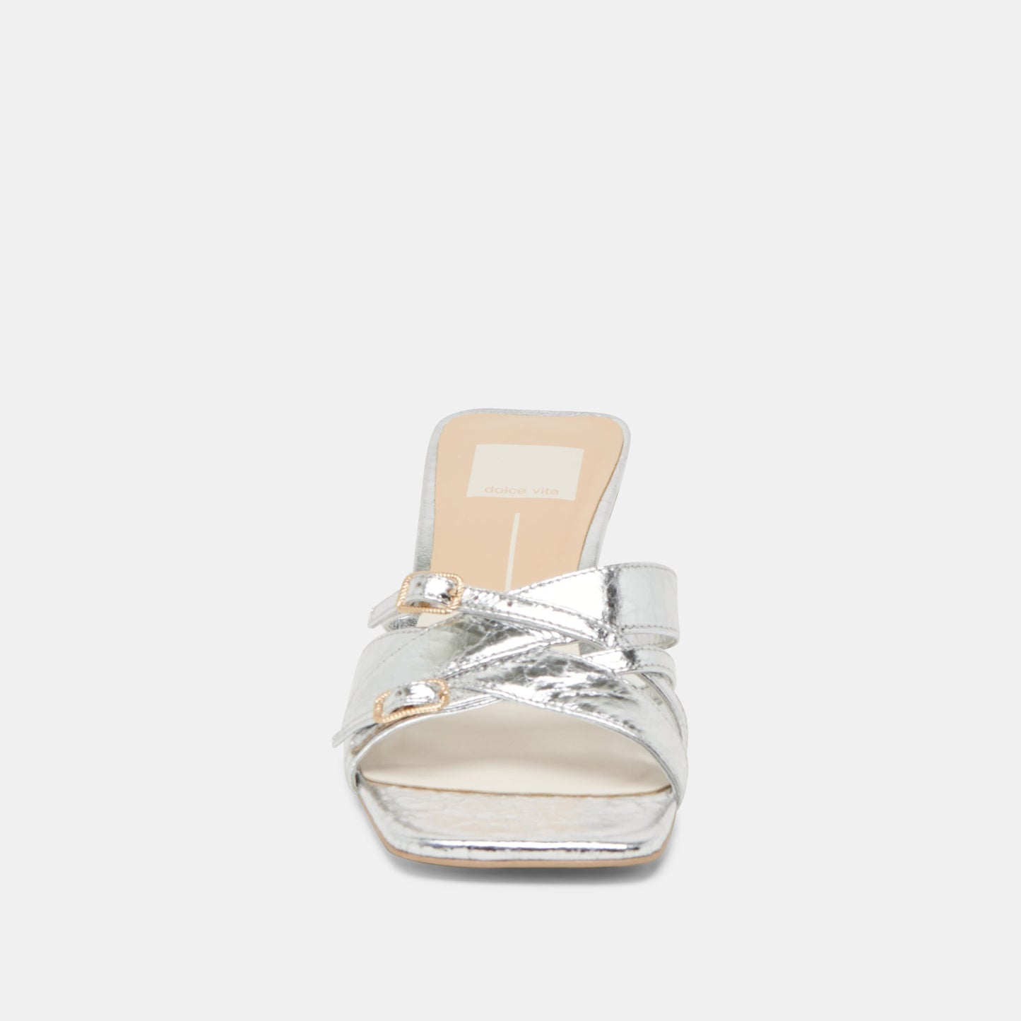 Dolce Vita BRYANT HEELS SILVER DISTRESSED LEATHER