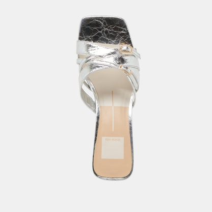 Dolce Vita BRYANT HEELS SILVER DISTRESSED LEATHER