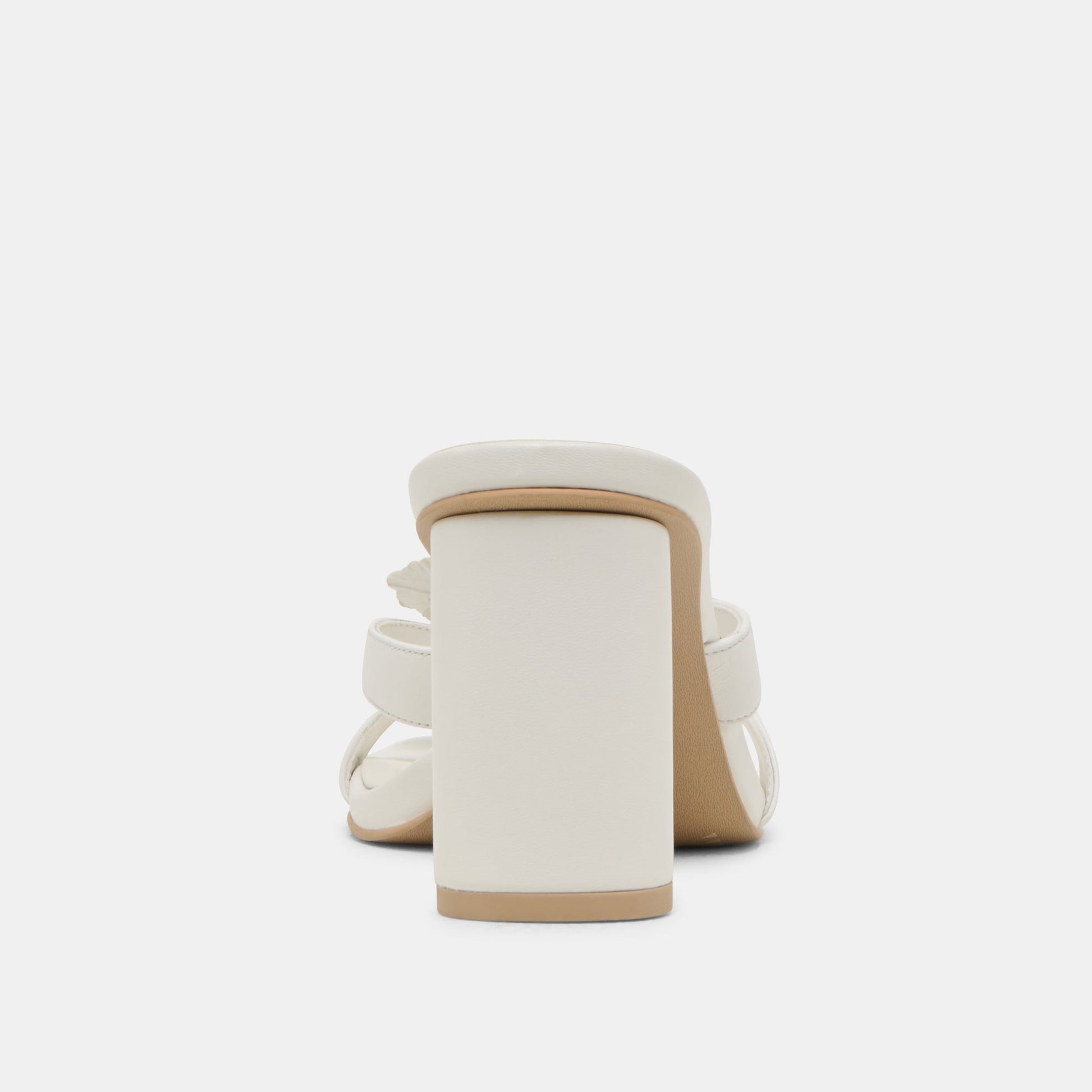Dolce Vita Nikil White Leather Heels