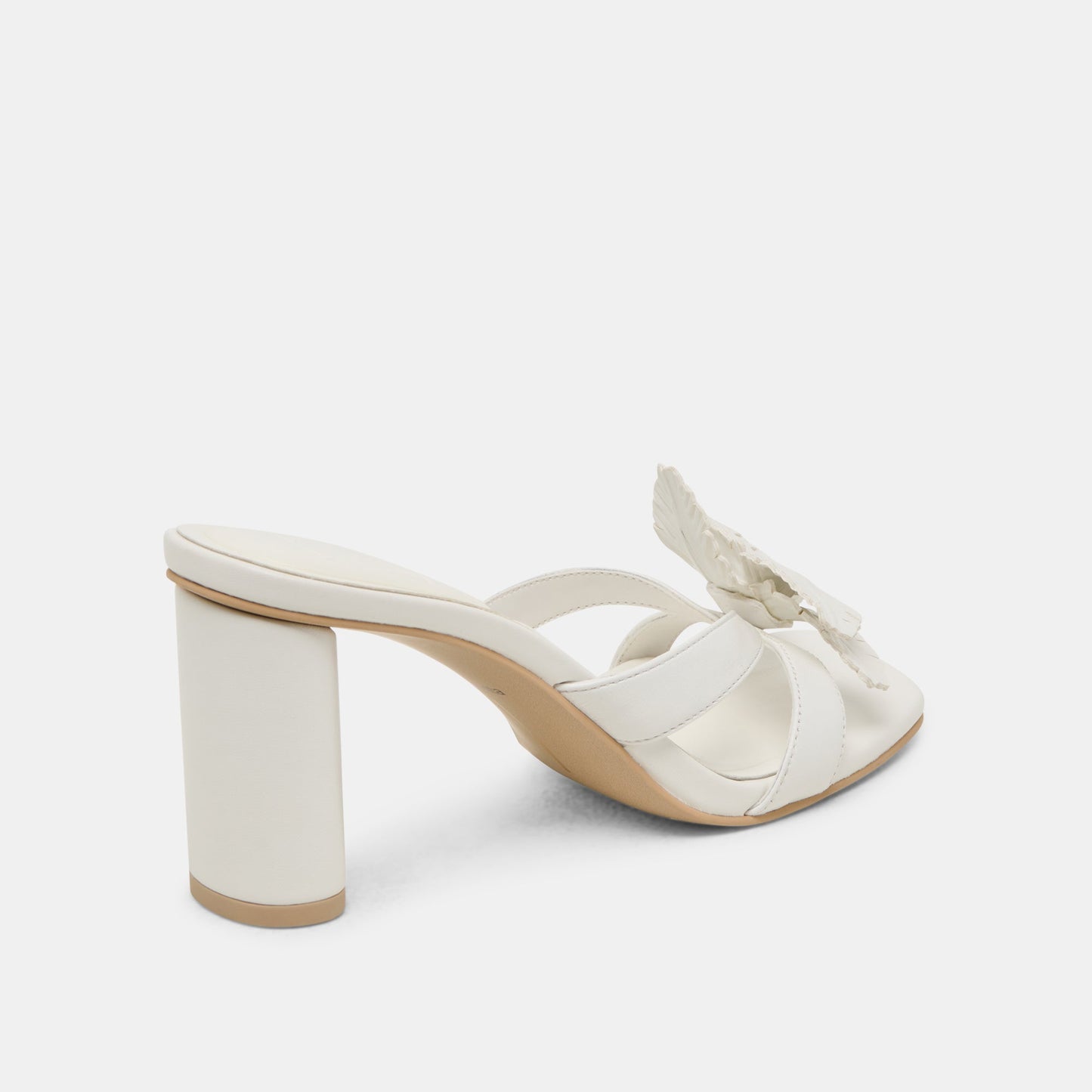 Dolce Vita Nikil White Leather Heels