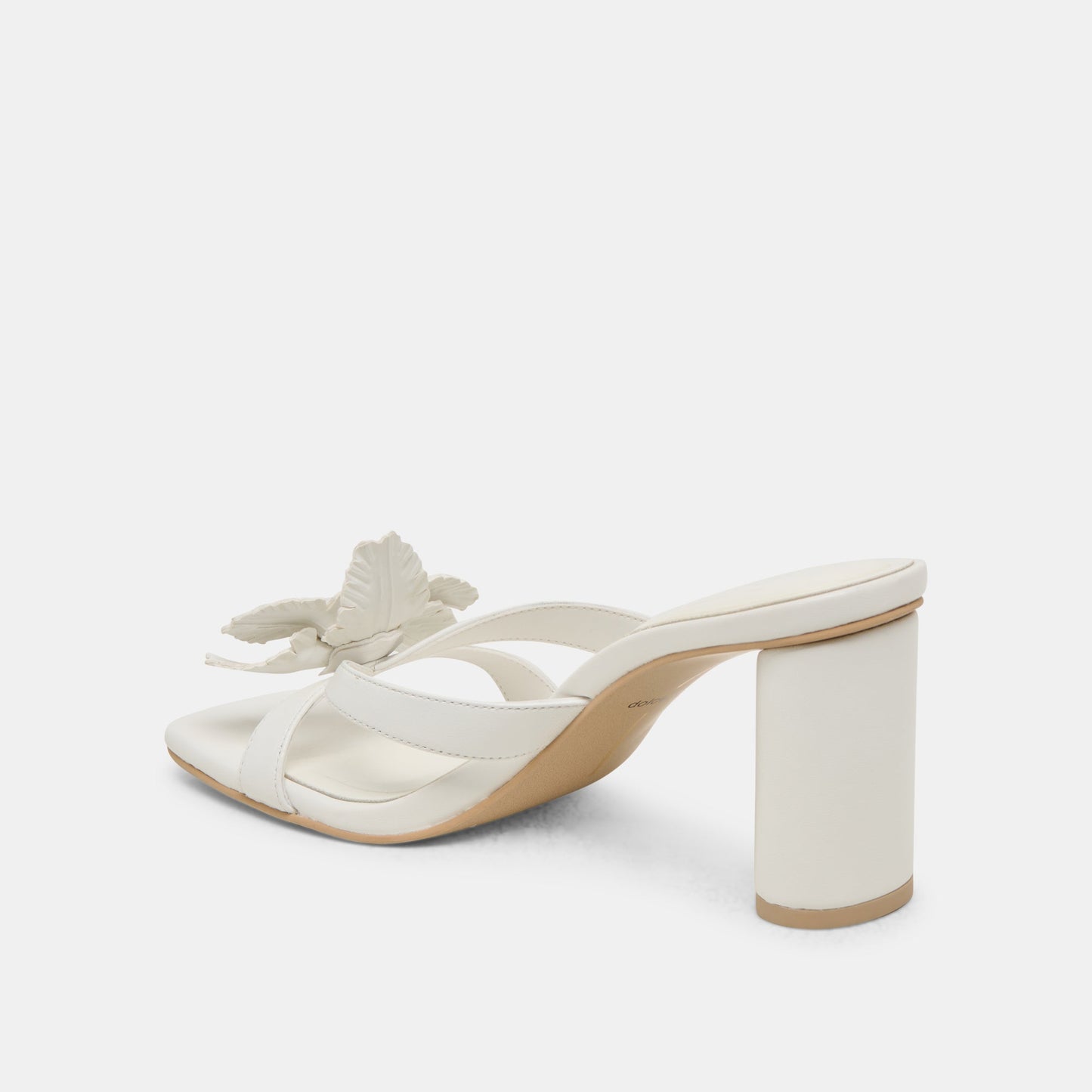 Dolce Vita Nikil White Leather Heels