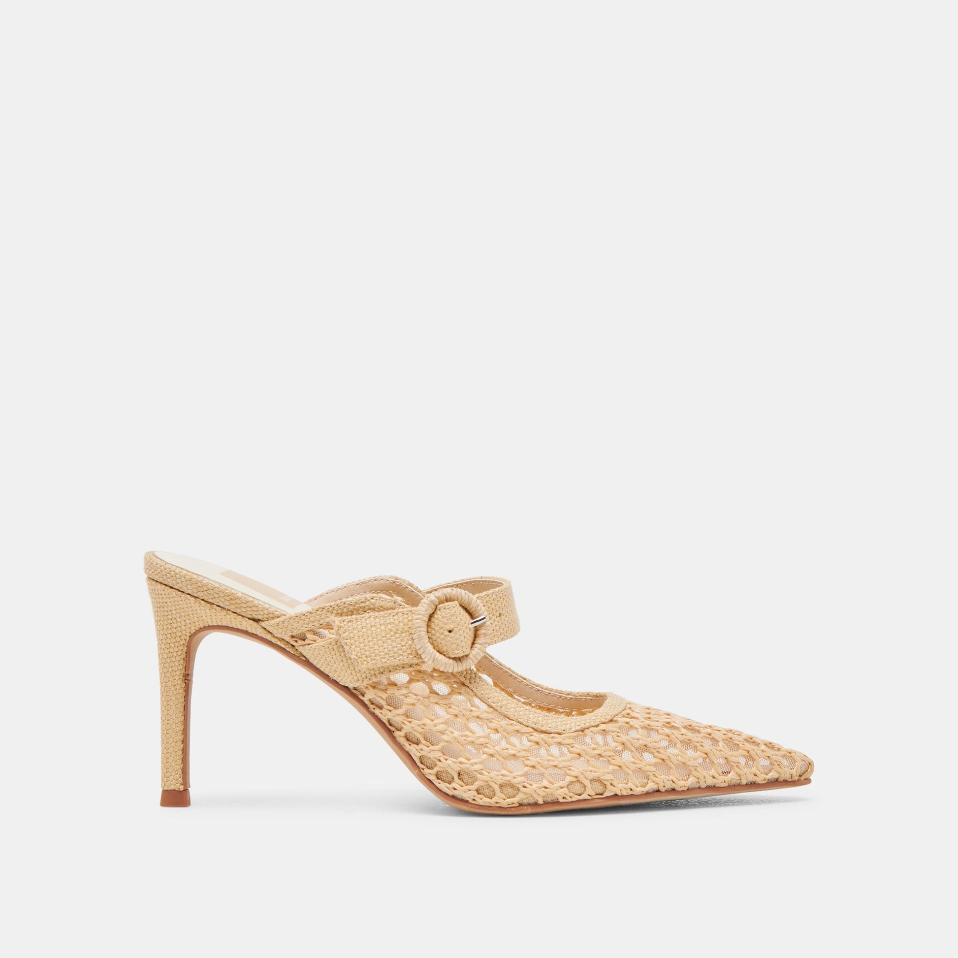 Dolce Vita KEEKEE HEELS LT NATURAL WOVEN RAFFIA