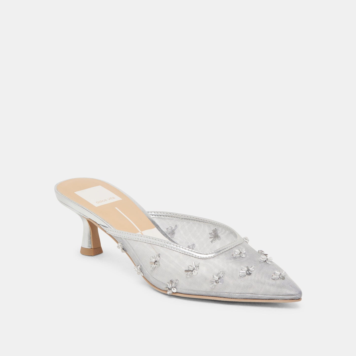 Dolce Vita CLARA HEELS SILVER MESH