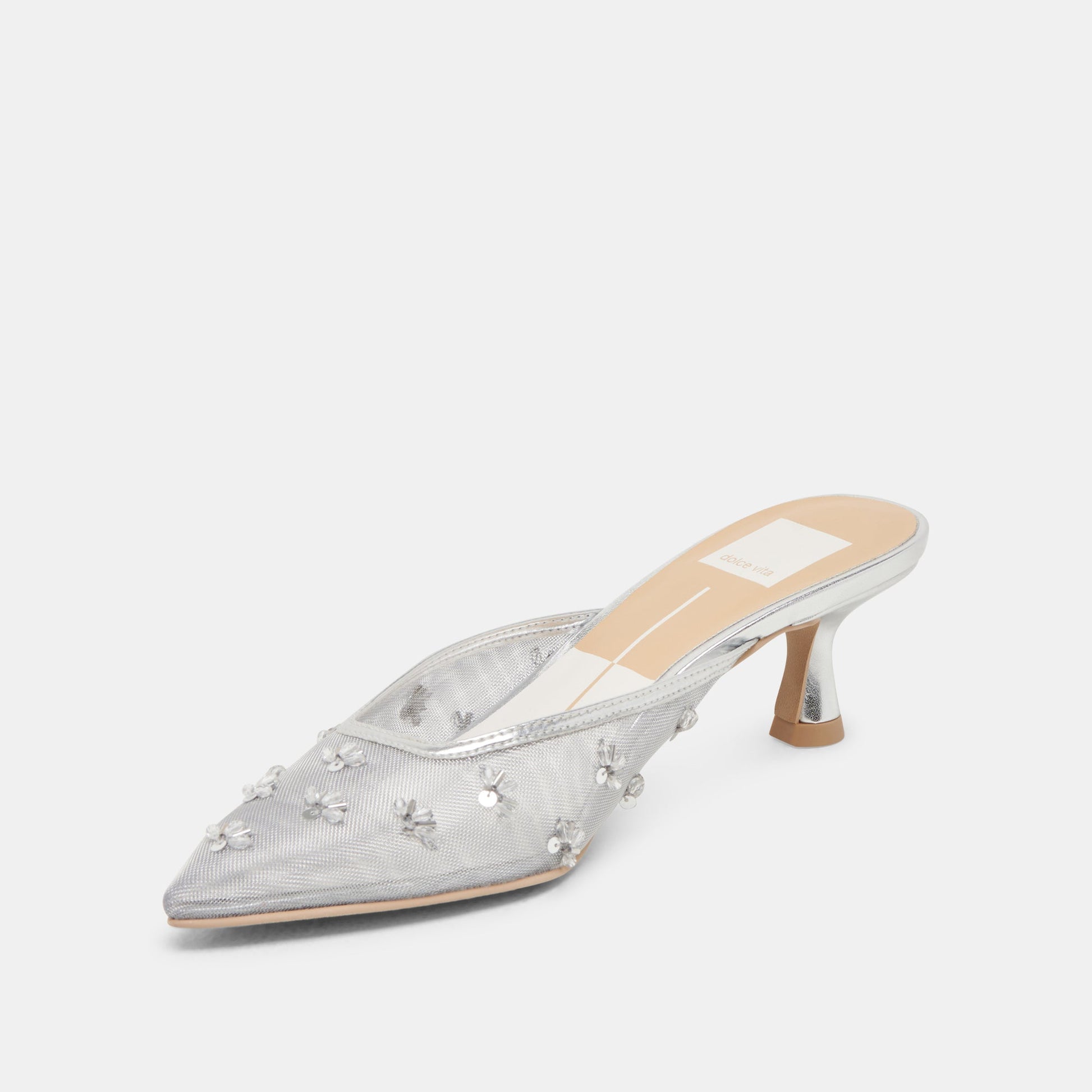 Dolce Vita CLARA HEELS SILVER MESH
