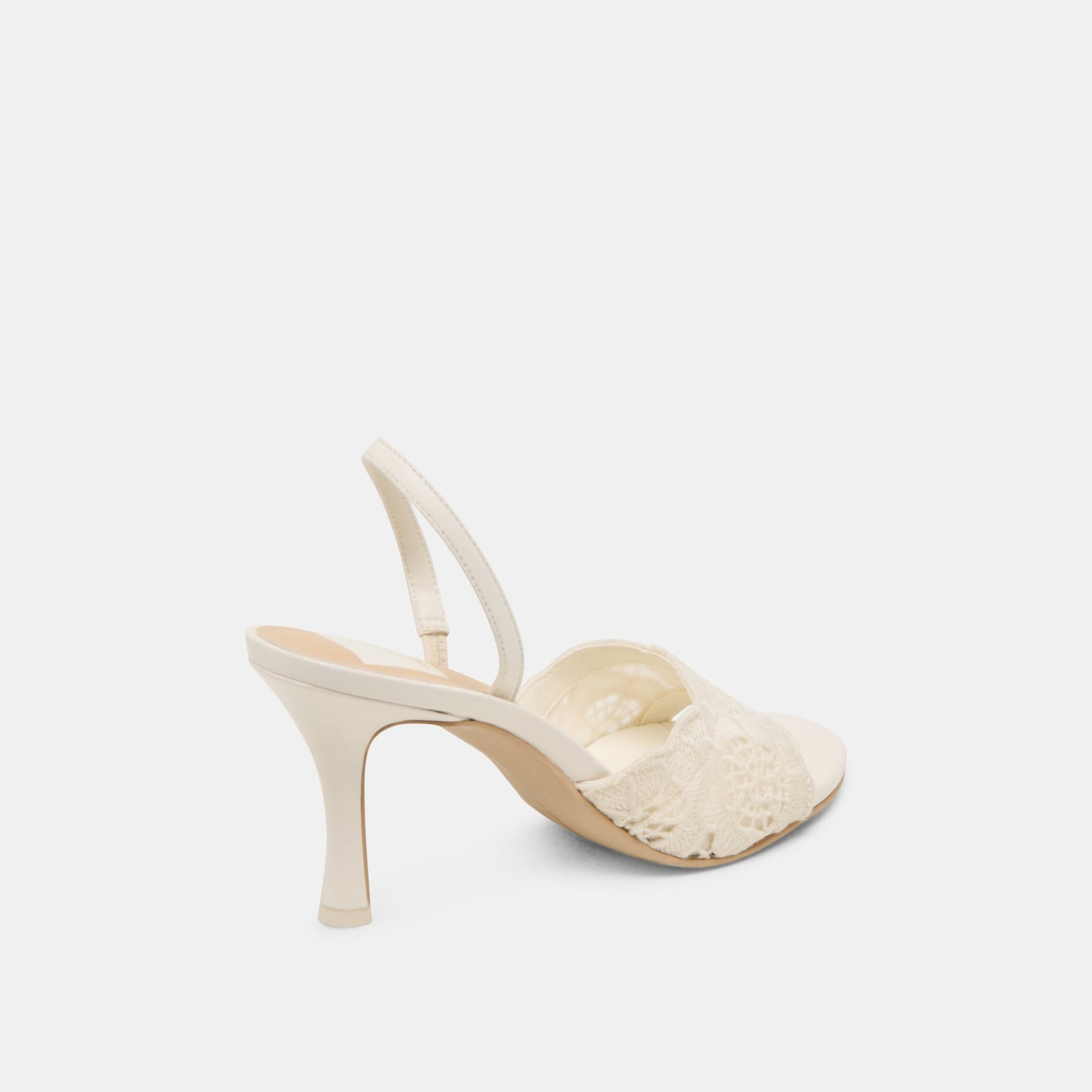 Dolce Vita LARRA HEELS WHITE CROCHET