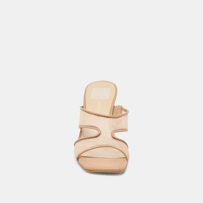 Dolce Vita Gitel Light Tan Mesh Heels
