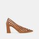COGNAC WOVEN LEATHER