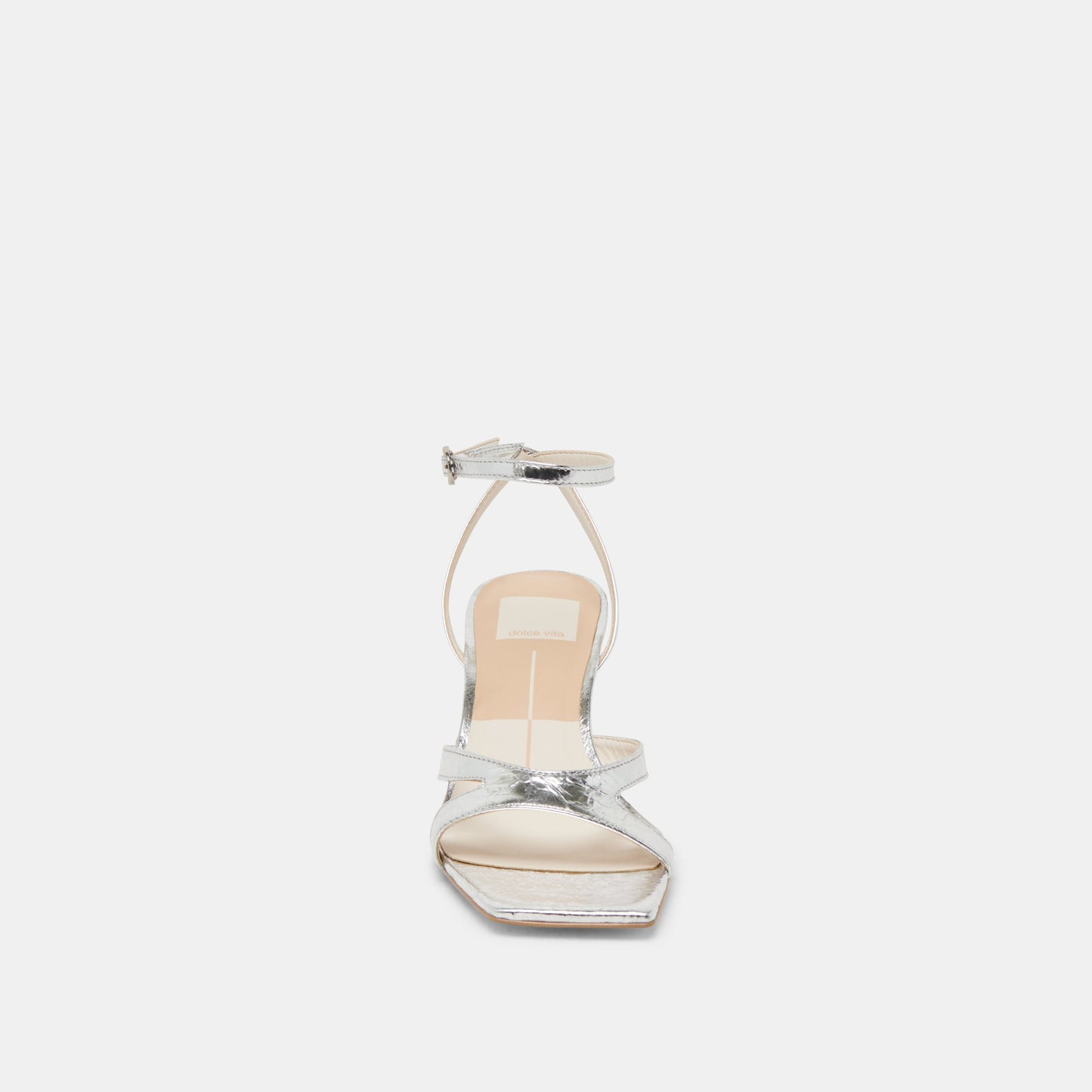 Dolce Vita BECKI HEELS SILVER DISTRESSED LEATHER