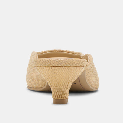 Dolce Vita UMARA HEELS LT NATURAL RAFFIA