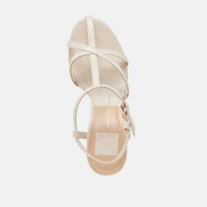 Dolce Vita LIANE HEELS BONE CRINKLE PATENT