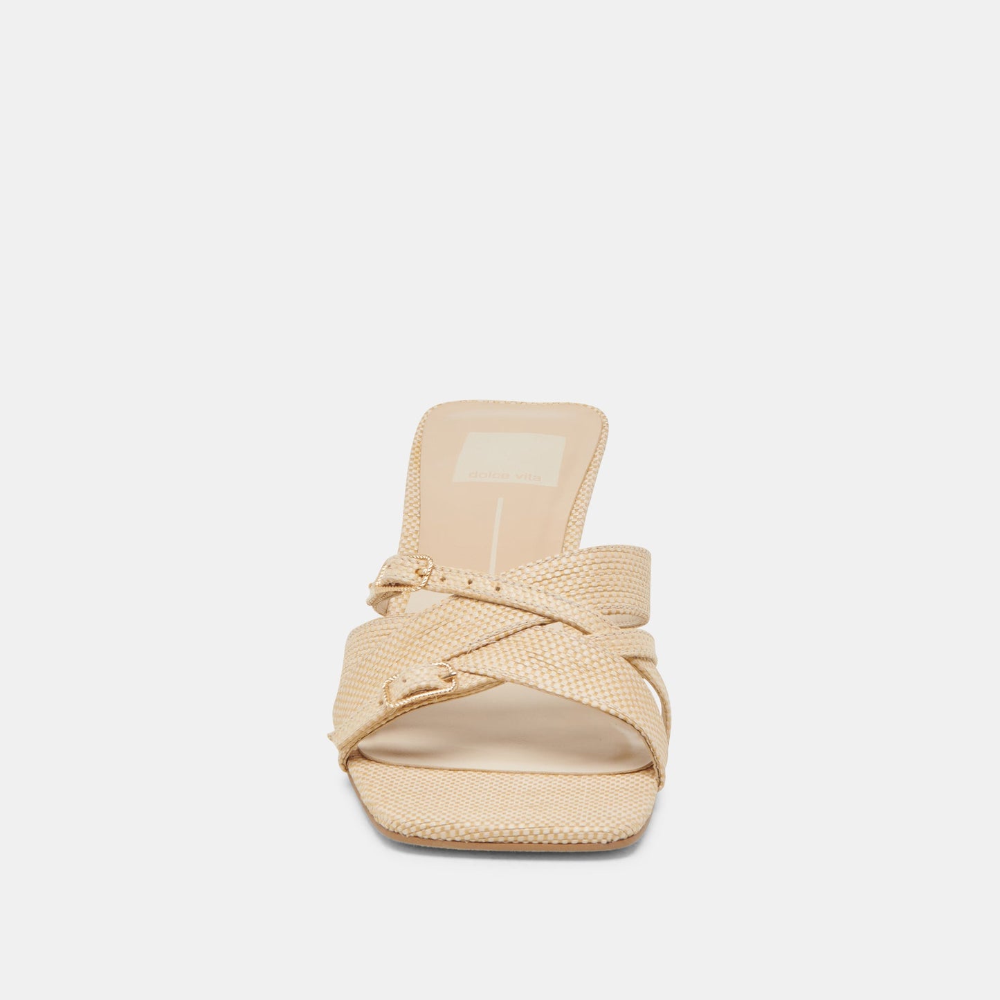Dolce Vita BRYANT HEELS NATURAL WOVEN RAFFIA