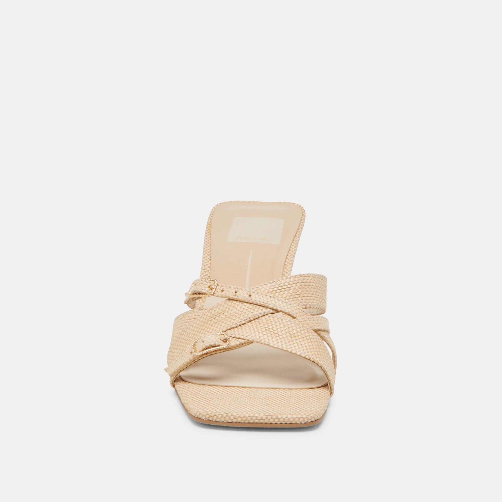 Dolce Vita BRYANT HEELS NATURAL WOVEN RAFFIA