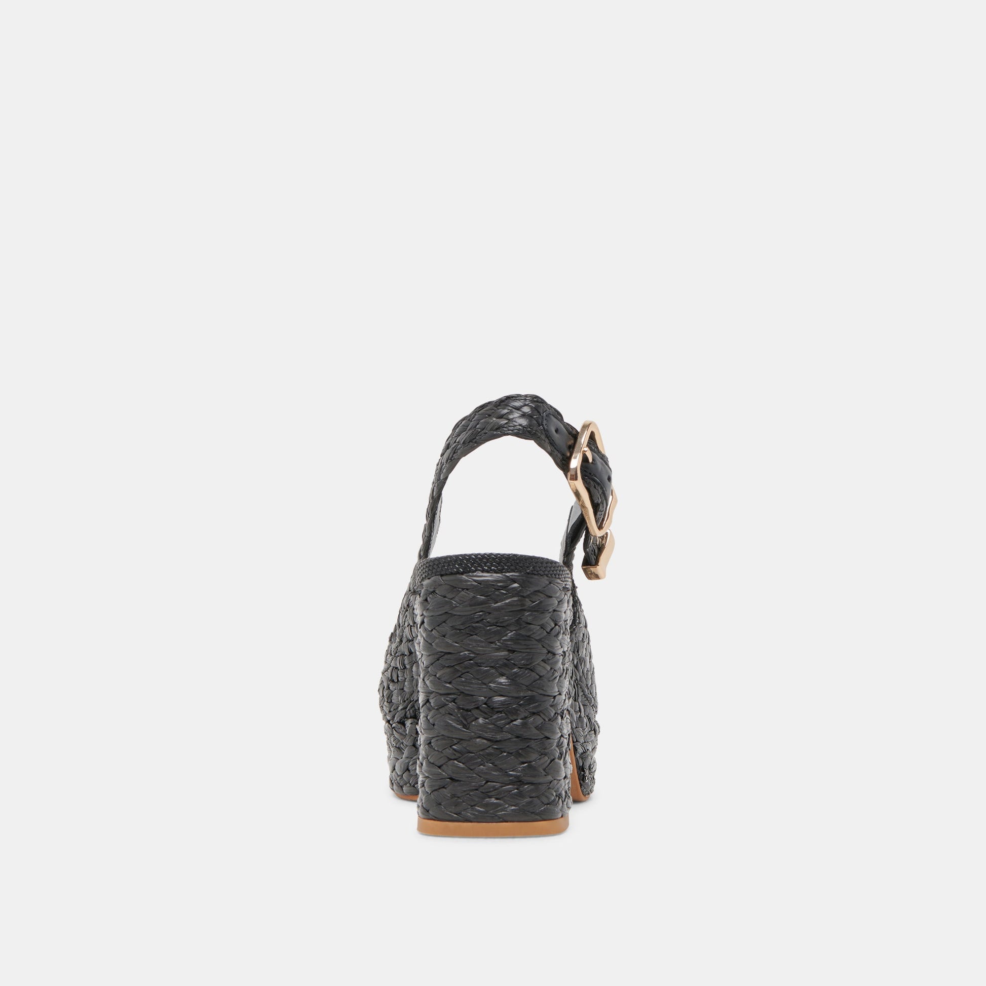 Dolce Vita FLORES HEELS ONYX RAFFIA