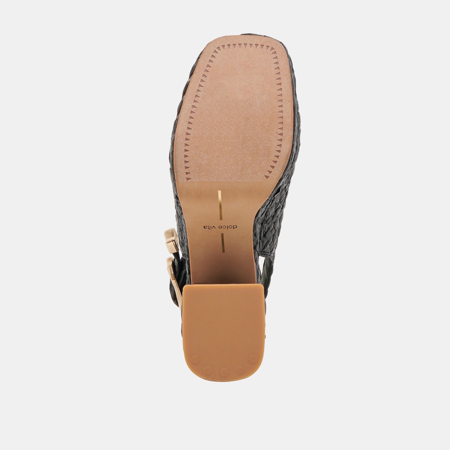 Dolce Vita FLORES HEELS ONYX RAFFIA