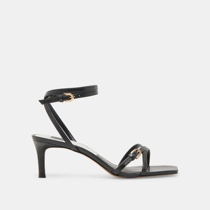 Dolce Vita BAMBY HEELS BLACK LEATHER