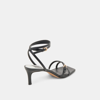 Dolce Vita BAMBY HEELS BLACK LEATHER
