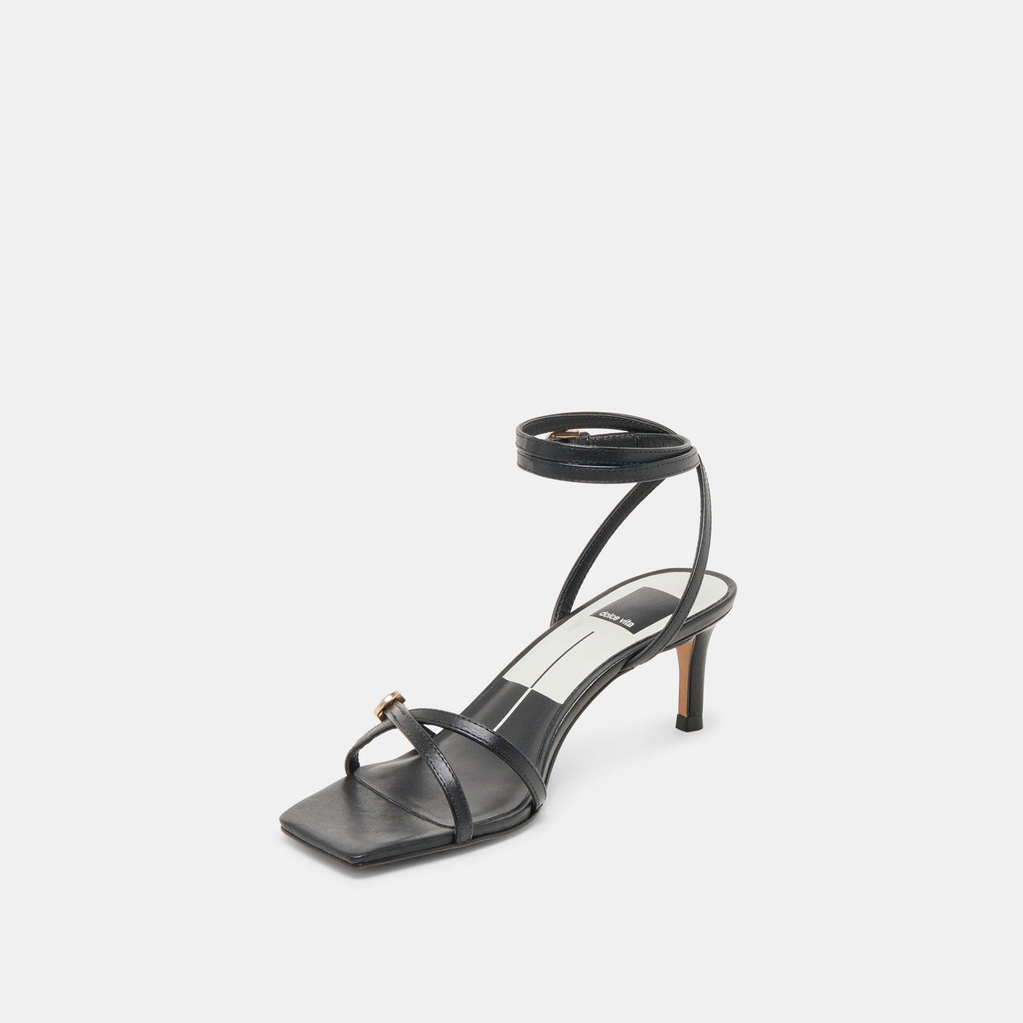Dolce Vita BAMBY HEELS BLACK LEATHER