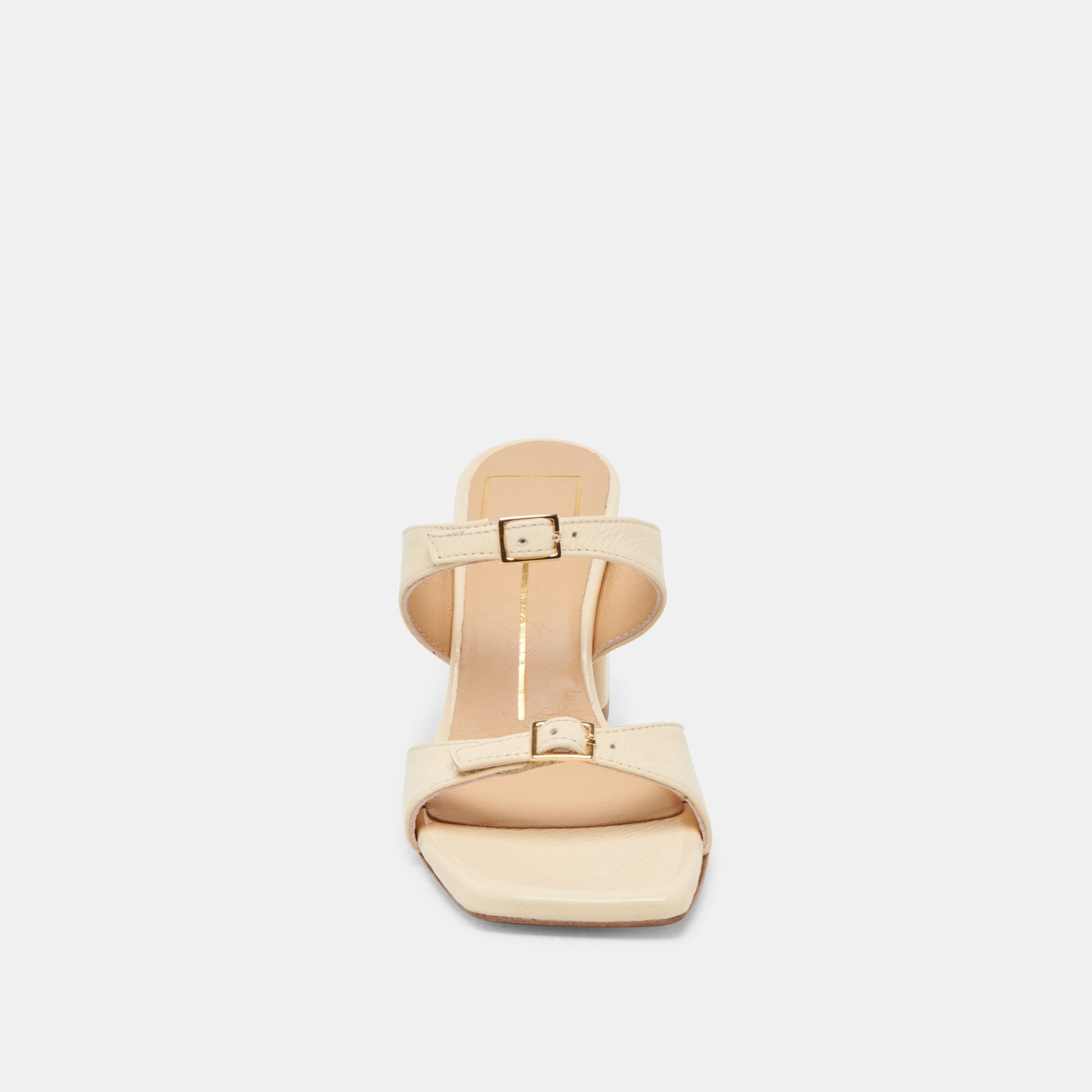 Dolce Vita SHANE HEELS LIGHT YELLOW CRINKLE PATENT
