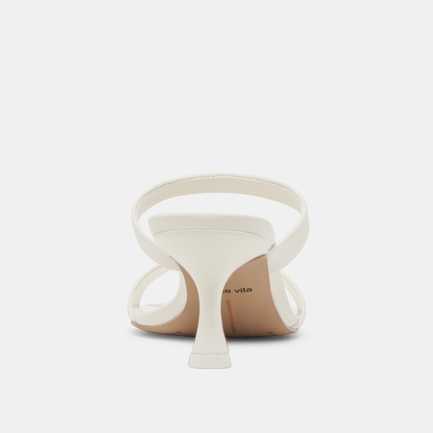 Dolce Vita Genora White Leather Heels