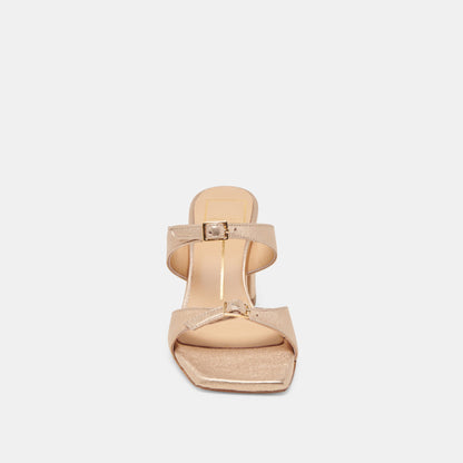 Dolce Vita SHANE HEELS GOLD METALLIC LEATHER