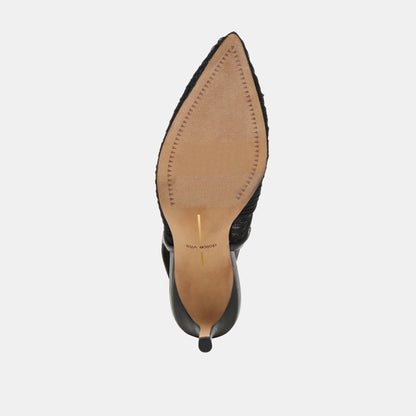 Dolce Vita Yela Black Tulle Heels