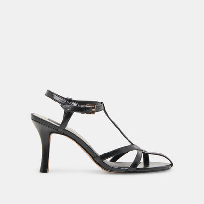 Dolce Vita LIANE HEELS MIDNIGHT CRINKLE PATENT