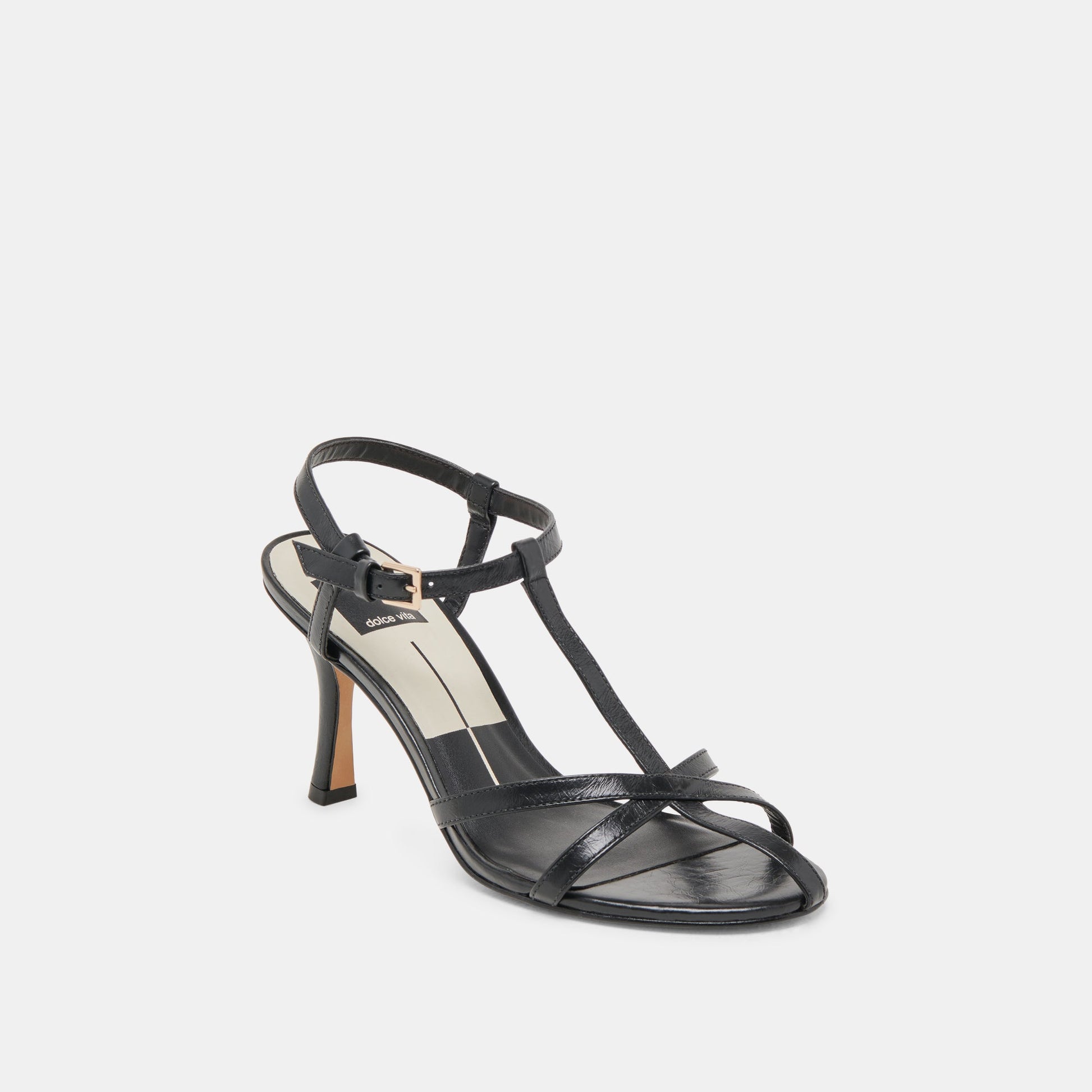 Dolce Vita LIANE HEELS MIDNIGHT CRINKLE PATENT