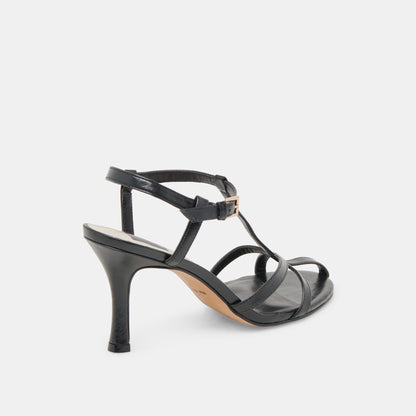 Dolce Vita LIANE HEELS MIDNIGHT CRINKLE PATENT