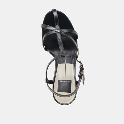 Dolce Vita LIANE HEELS MIDNIGHT CRINKLE PATENT