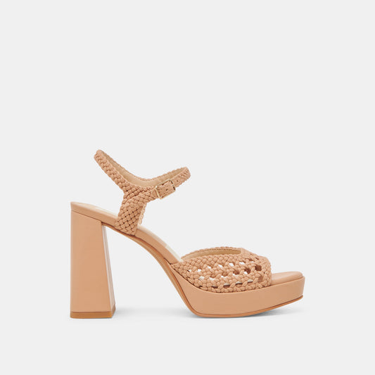 Dolce Vita PEYTEN WIDE HEELS CAFE WOVEN STELLA