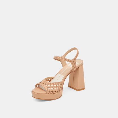 Dolce Vita PEYTEN WIDE HEELS CAFE WOVEN STELLA