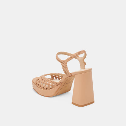 Dolce Vita PEYTEN WIDE HEELS CAFE WOVEN STELLA