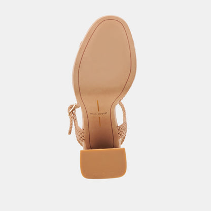 Dolce Vita PEYTEN WIDE HEELS CAFE WOVEN STELLA